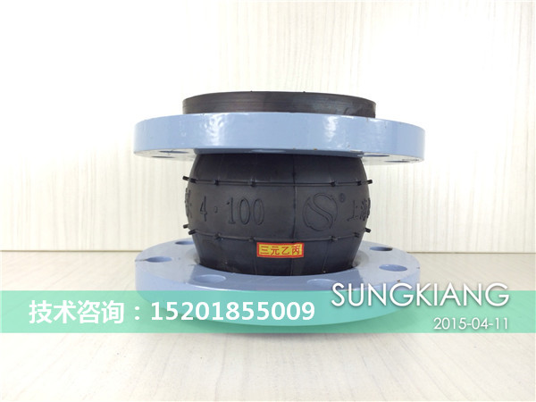 EPDM三元乙丙橡膠軟接頭可使用在100度沸水中嗎？